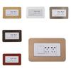 Dustproof Socket Frame Cover Anti-Dirty Acrylic Wall Decor  Home Wall Renovation