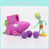 Pvz Plants Vs Zombies Peashooter Pvc Action Figure Easter Wood Decoration For Kids