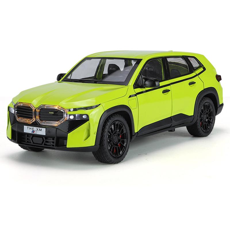 1:24 BMW The XM Литая модель автомобиля Сплав Звук Свет Украшения Симуляция Настольный дисплей Праздничный подарок С парнем Дети