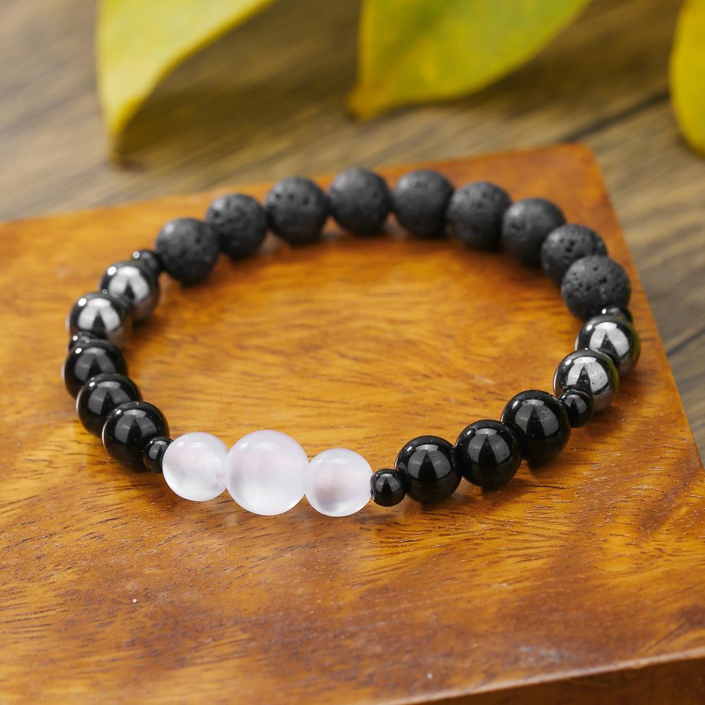 Кристаллический браслет тигровый глаз эластичный браслет из бисера оптовая продажа натуральный камень экспорт ювелирные изделия бисер браслет