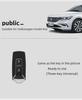 Металлический защитный чехол для ключа Volkswagen Touareg с брелком