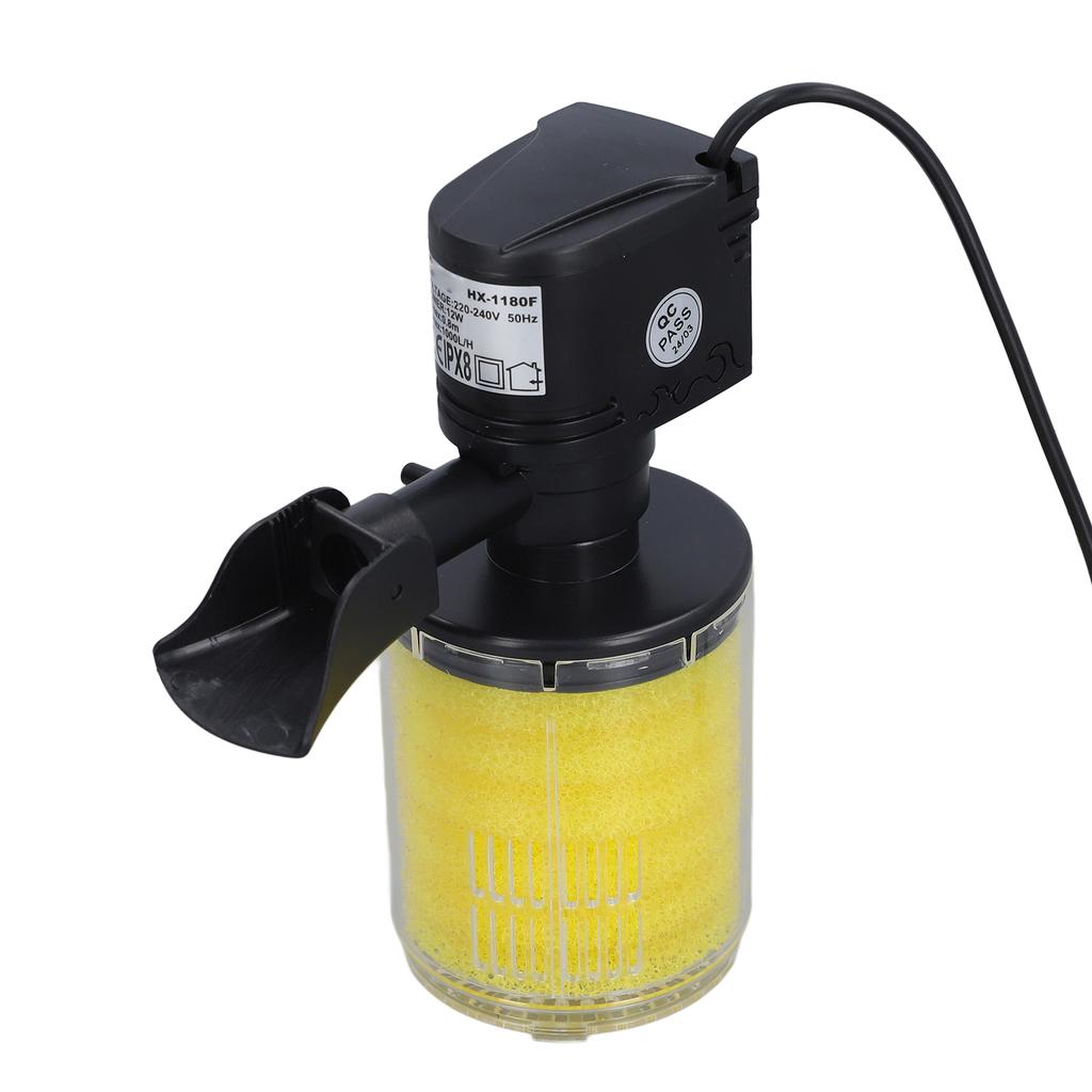 Submersible Aquarium Filter Good Filtration Water Circulation Internal Fish Tank Filter for