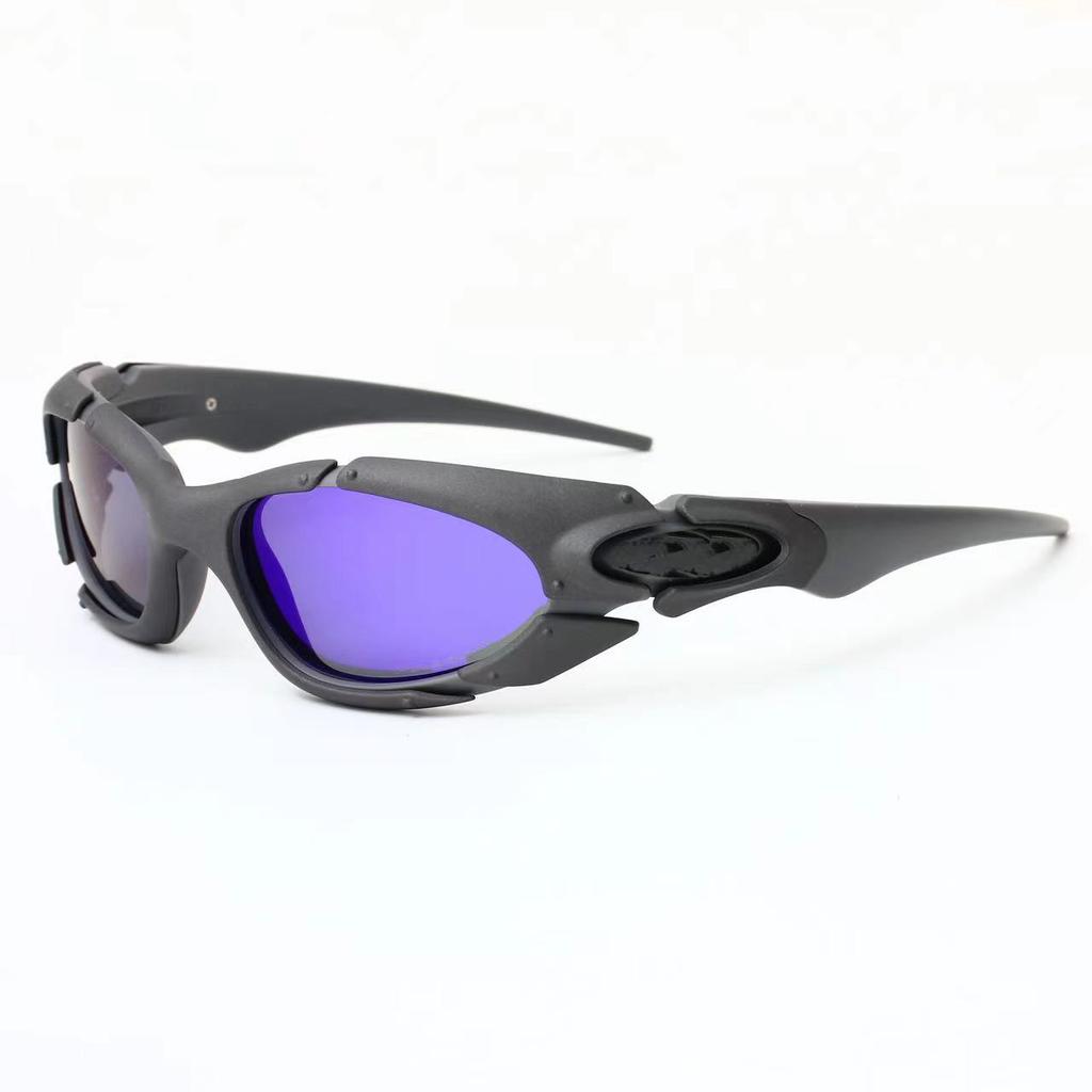 European and American style gold-framed polarized sunglasses X Metal futuristic outdoor sports cycling sunglasses8001