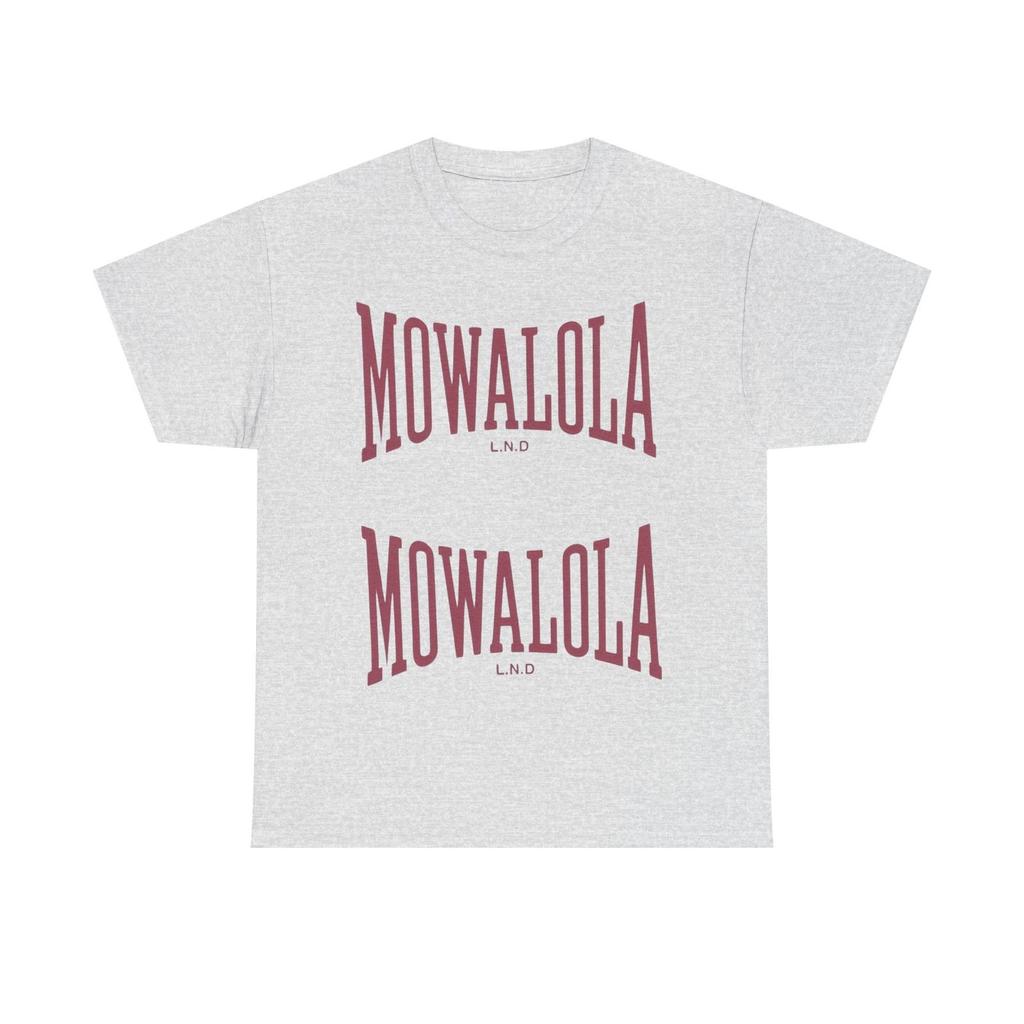 Unisex shirt Cotton Oversize Large Size Mowalola Double Sweat s Tees Grey All s