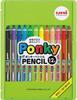 Карандаш Mitsubishi Pencil Ponky K800PK12CLT, набор из 12 цветов,