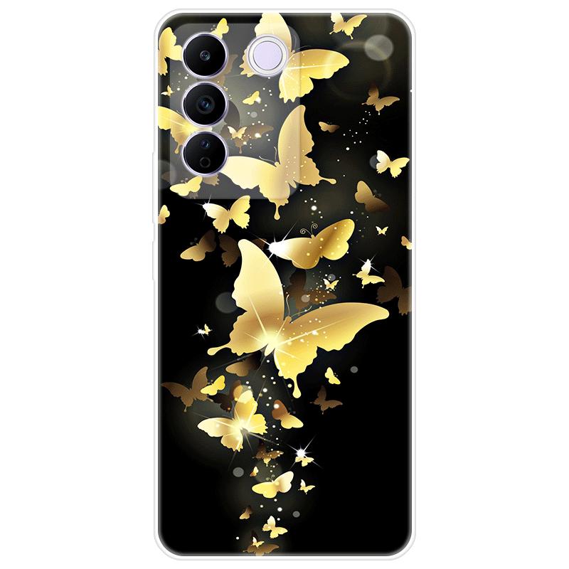 For Vivo V27e V 27e Case Soft Silicone Back Cover Cartoon Phone Case Diversification