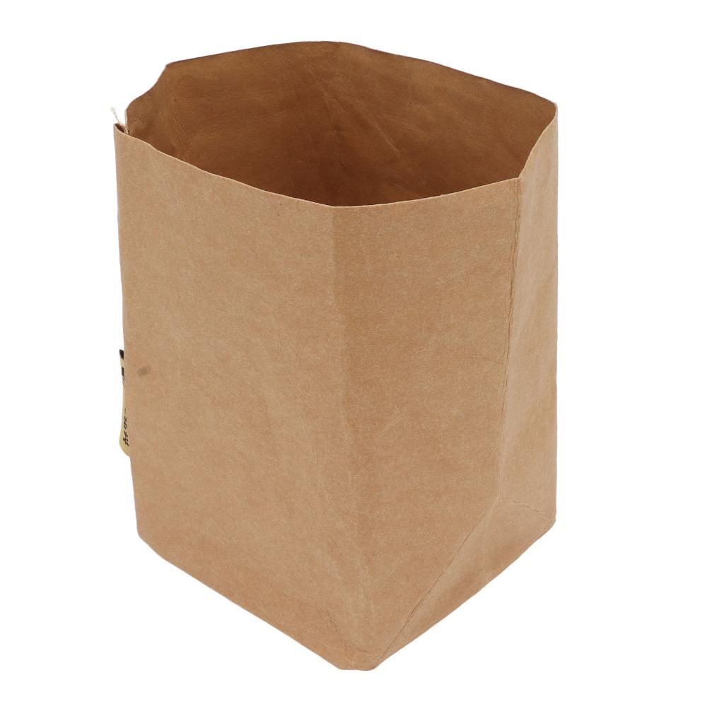 Washable Kraft Paper Bag Reusable Waterproof Bag Snacks Bags Kraft Storage Bags  Food Storage