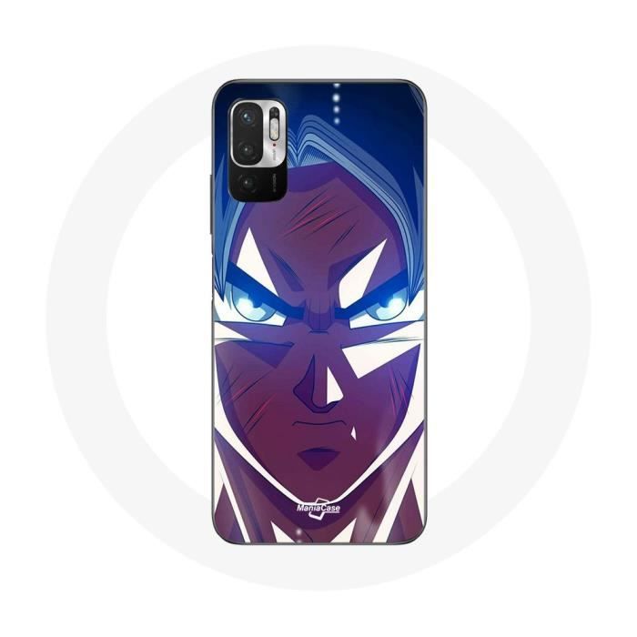 Coque pour Xiaomi Redmi Note 10T 5G Dragon Ball Goku Visage énervé