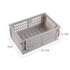 Carefully Selected Foldable Desktop Storage Basket - Plastic Hollow Design for Daily Home Use