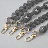 New Fashion Woman Bag Accessory Detachable Parts Replacement Chain Grey Resin Luxury Strap Women Acrylic Shoulder Handle Chain