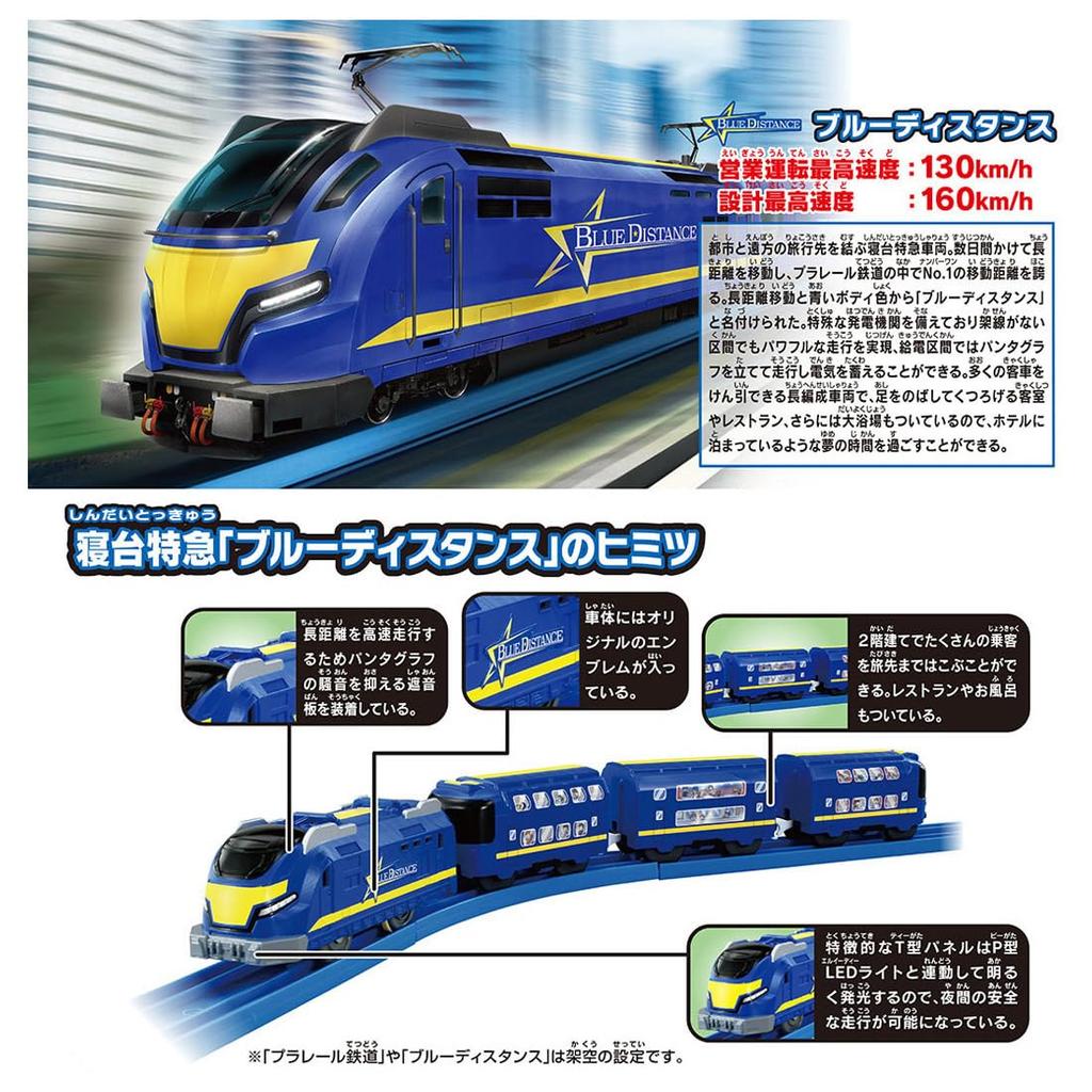 Takara Tomy Plarail Move Your Plarail Best Selection Set Train Toy 3 and Let's Town! (Ages Up)