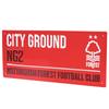 Nottingham Forest FC City Ground Street Sign