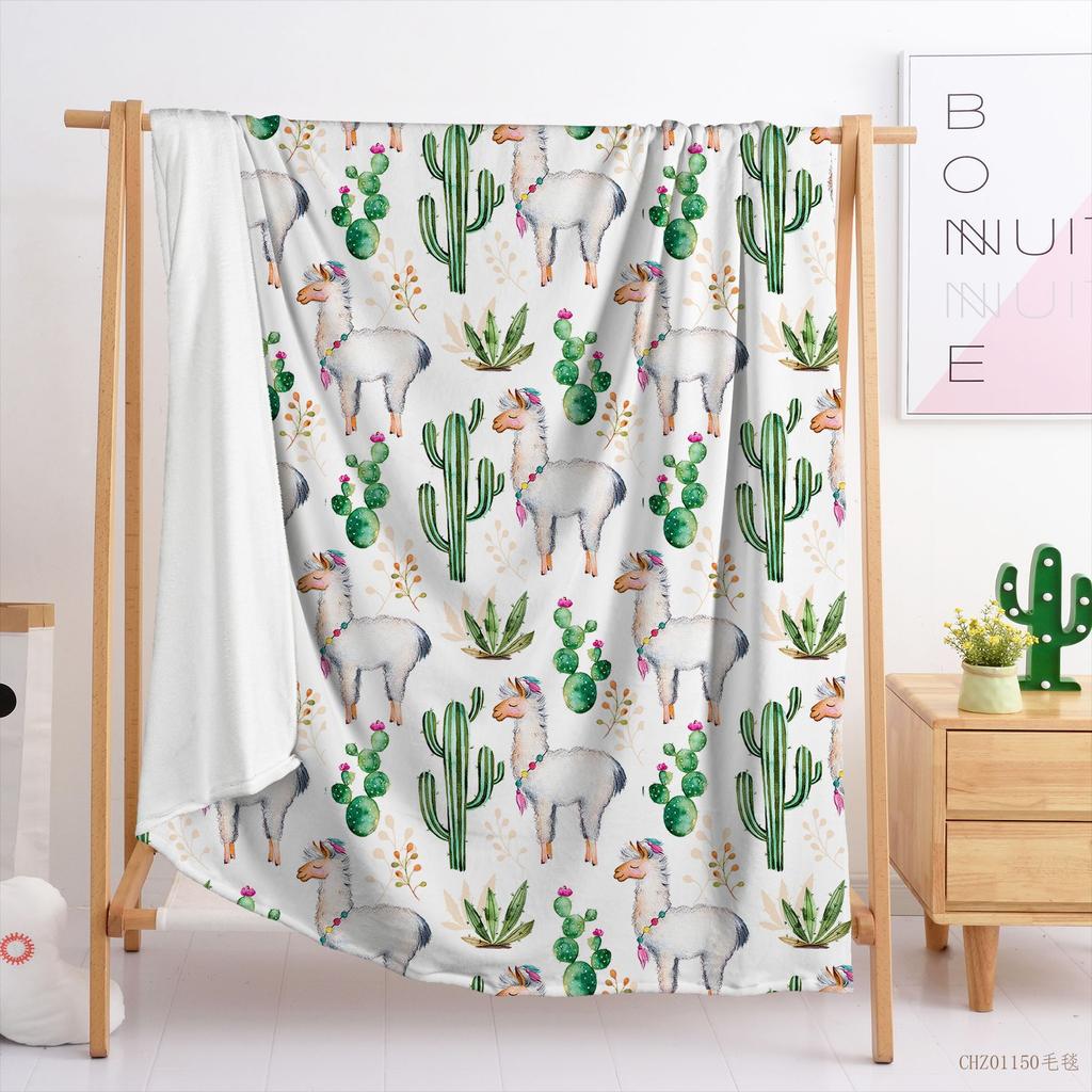 Одеяло Маленькое Свежее Одеяло Фланелевое Одеяло Одеяло с Котом Одеяло с Динозавром Одеяло