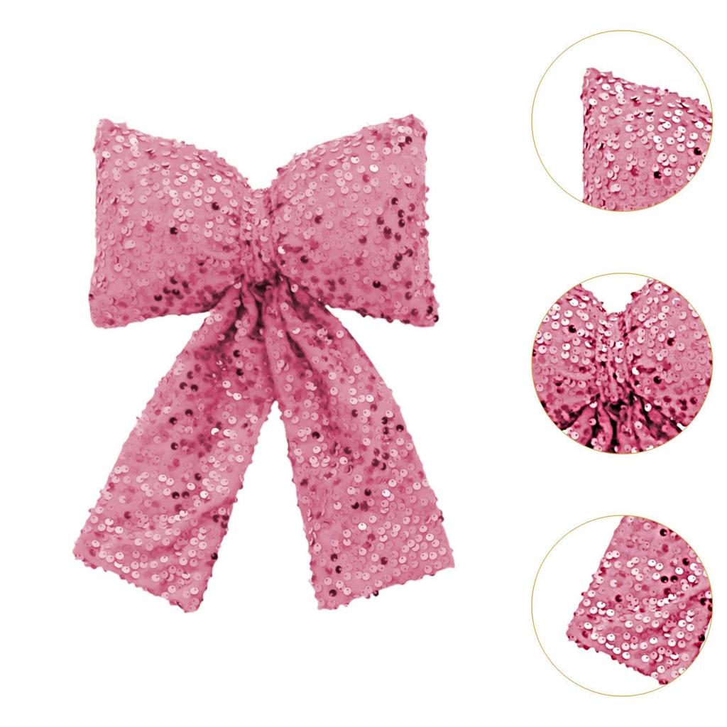 Бантик Рождественская Елка Украшение Венок Бантик Рождественский Декор Товары для рукоделия Для Входной Двери