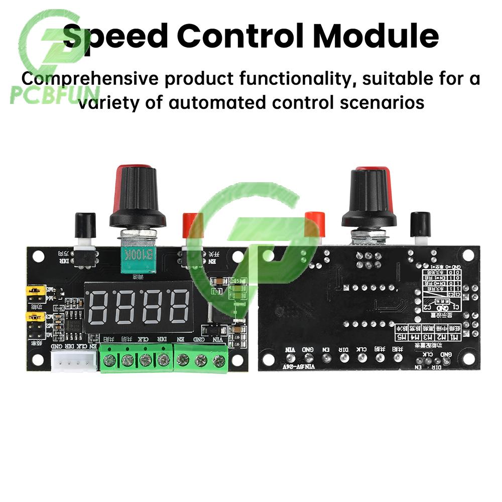12V 24V Power Supply Stepper Motor Controller Forward/Reverse Controller Speed Regulation Module PWM Pulse Signal Generator