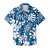 Гавайская рубашка для мужчин, мужские винтажные рубашки для боулинга на пуговицах, летняя пляжная рубашка с коротким рукавом
