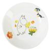Yamaka Shoten MOOMIN Nordic Day Wedding Made In "Herbarium" Plate, Approx. 13.5cm Diameter, Microwave-Safe, Style, Mother's Gift, Gift, Japan,