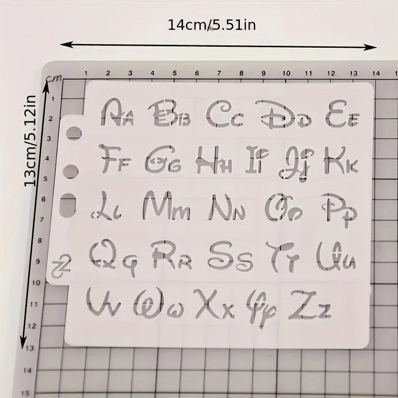 DIY Craft Alphabet Letter Stencils Template Painting Scrapbooking Embossing Stamping Album Card Decorative Embossing Paper Cards