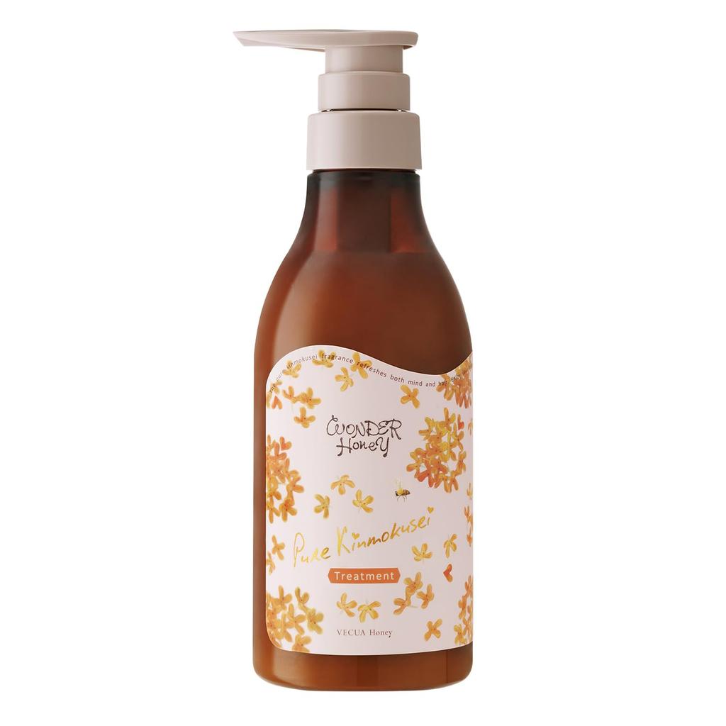 Wonder Honey Шампунь-уход с медовой кислотой Набор Чистый Османтус Содержит медовые аминоглиоксиловую молочную кислоты и гидролизованные Восстанавливает поврежденные уменьшает и оставляет