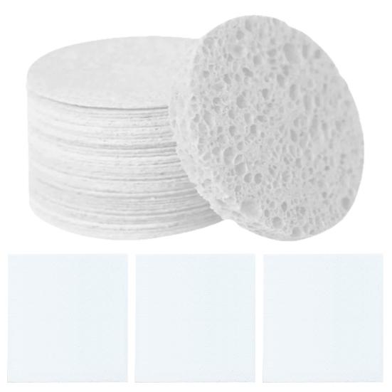 10/20Pcs Foam Texture Paper Round Square White Cellulose Cards Puffy Texture Acrylics Painting Paper 3D Canvas Sponge Kids DIY Art Craft Supplies