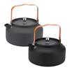 Portable Camping Kettle 1.6L Outdoor Teapot Kettle Coffee Pot 304 Stainless Steel Water Pot Campfire Kettle Camping Accessories