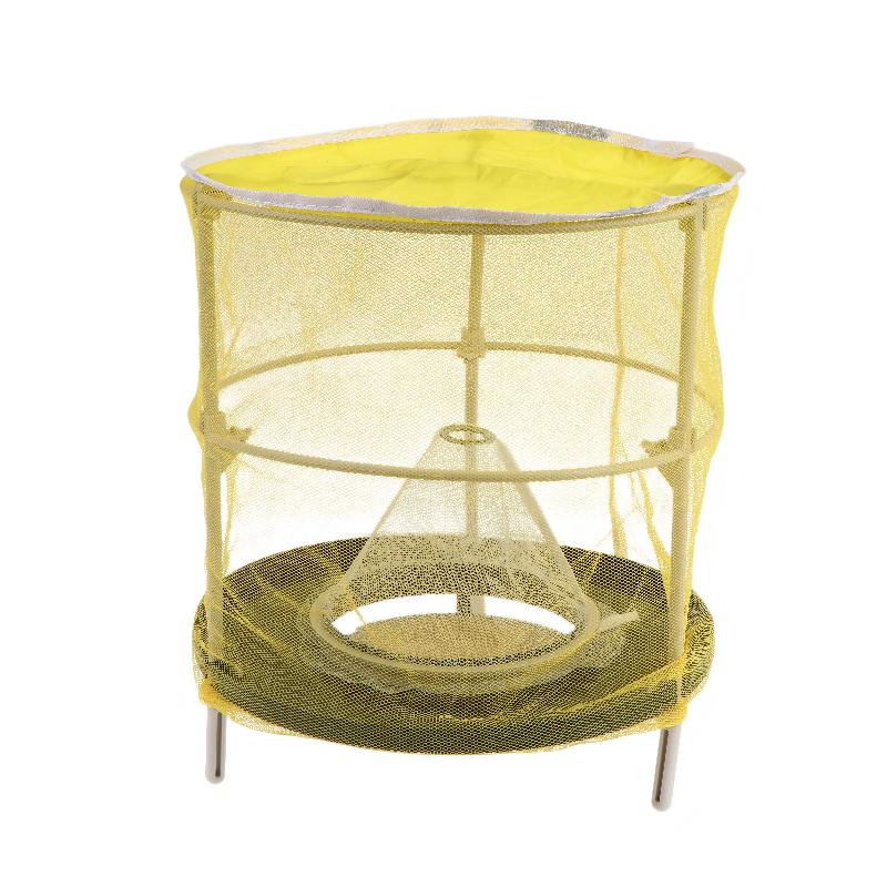 Fly Trap Cage Hanging Insect Catcher Net Portable Fold Insect Trap For Outdoor Garden Orchard Vegetable Farm Reusable Fly Mesh