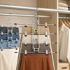Non Slip Tips Multi Layer Hanger Metal Skirt Hanger New Trouser Hanger  Closet Organization