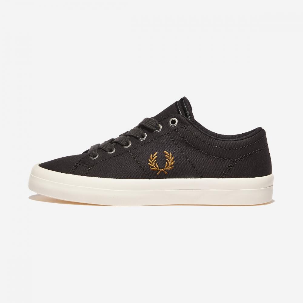Fred Perry Baseline Twill B7304 Anchor Grey Dk Caramel  V07 