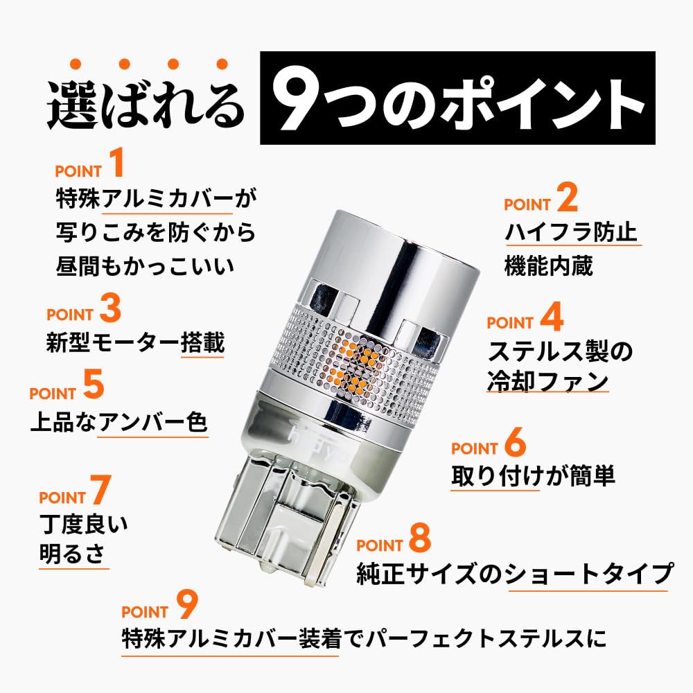 Светодиодная лампа указателя поворота HID-YA S25 с разными углами расположения контактов, 150°, Анти-Хифла, Сопротивление, Канселлер,