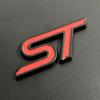 3D Metal ST Line Front Grille Emblem Car Rear Trunk Badge For Ford Edge Puma Kuga Mondeo Fiesta Ecosport Focus STLINE Sticker