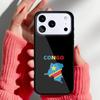 Congo Democratic Republic Flag Phone Case for iPhone 17 16 15 14 13 Pro Max Back Cover for 12 11 Pro Coque