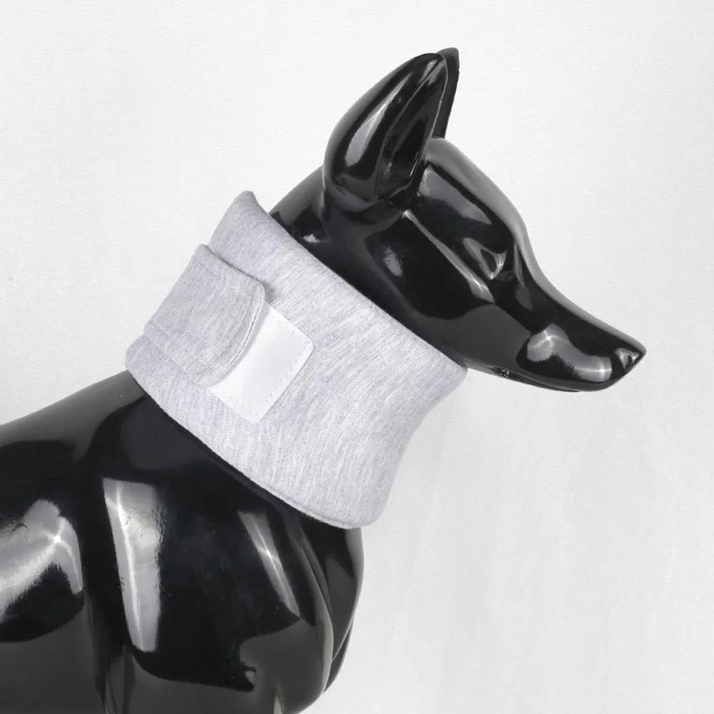 Adjustable Cat Neck Covers Pet Elizabeth Collar Skin-Worn Protective Sleeves Anti-Grabbing Licking and Bite-Resistant for Wounds