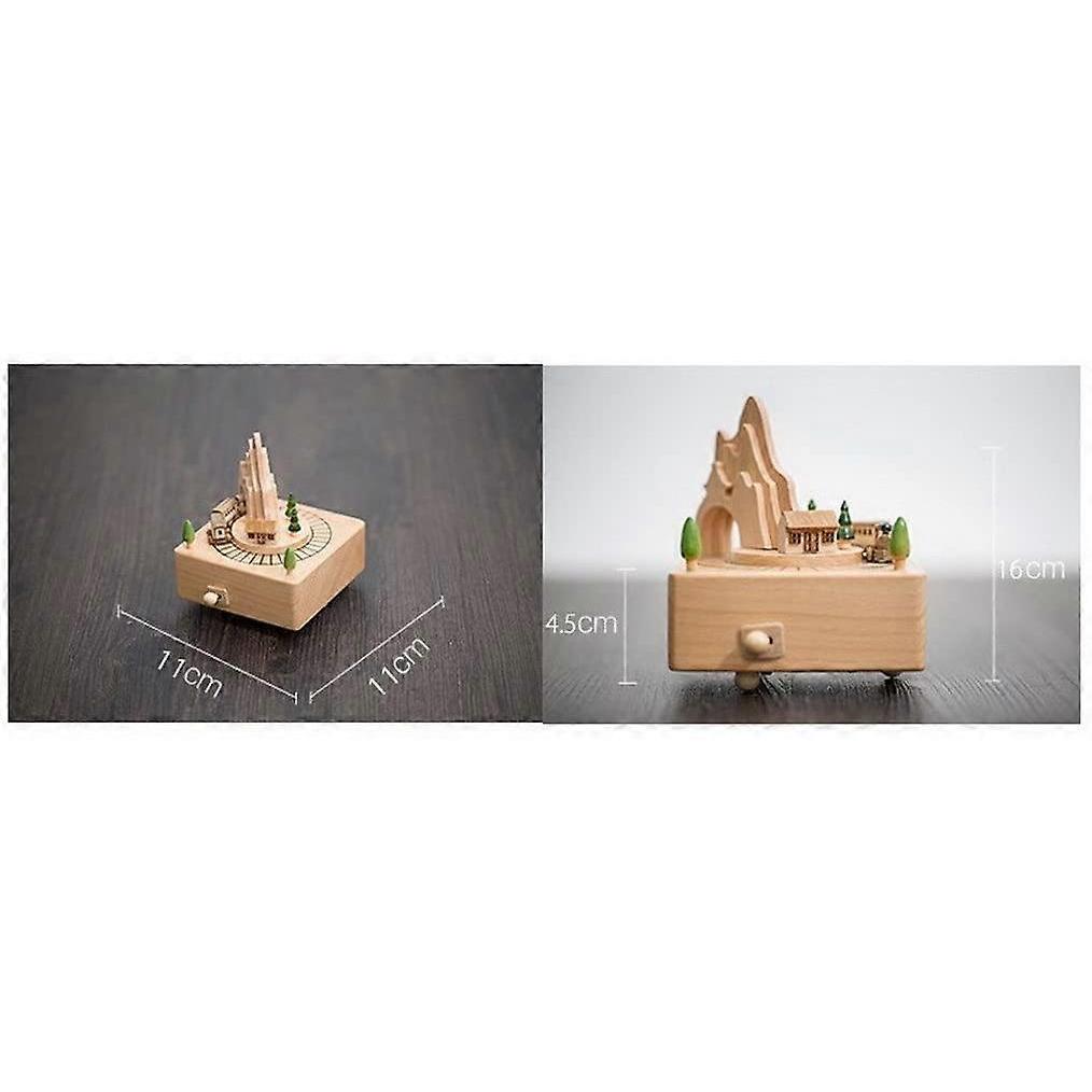 Music Box With Music Box Made Of Wood Tower Of Pisa Music Box