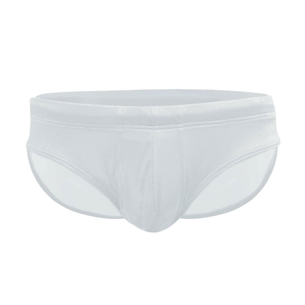 Men's Sparkly Low Waist Quick Dry Triangle Swimming Briefs