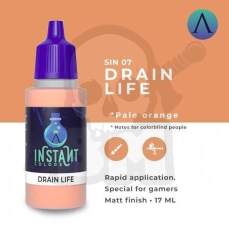 Sin-07 scale color instant drain life