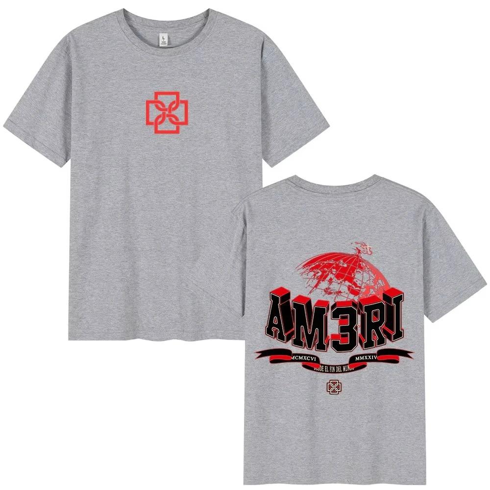 2026 Rapper Duki AM3RI Merch T-shirts Men Women Fashion Hip Hop Vintage T Shirt High Quality Cotton Casual Short Sleeve Male T-shirts