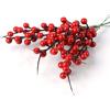 Artificial Red Berries, 10.24 Inch Artificial Berry Stems Holly Christmas Berries for Festival Holiday Crafts and Home Decor, Pack of 20