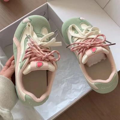 Мангово-желтые универсальные туфли на платформе, белые женские 2025, новые летне-осенние корейские кеды, студенческие нишевые моральные тренировочные туфли для женщин