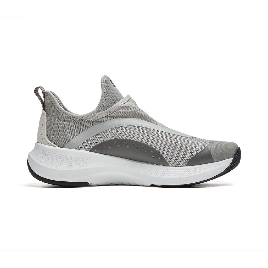 Li Ning Tpu Logo Дышащие крутые низкие повседневные туфли мужские кроссовки серые AGLU153-4
