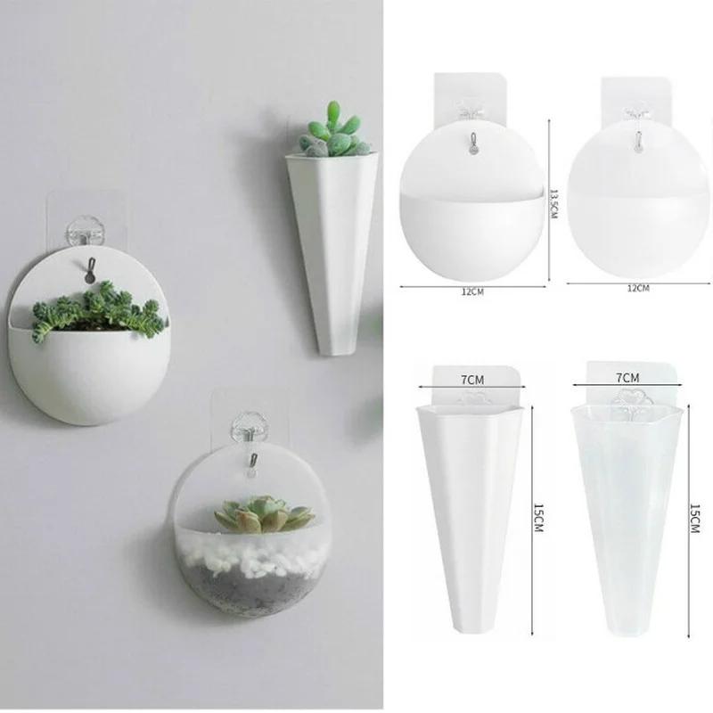 Indoor Plant Wall Decoration Hanging Plastic Flower Hanging Flower Pot