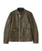 LEATHER MILITARY RIDERS JACKET M 310 Olive [Avirex] Men's 783-5150010