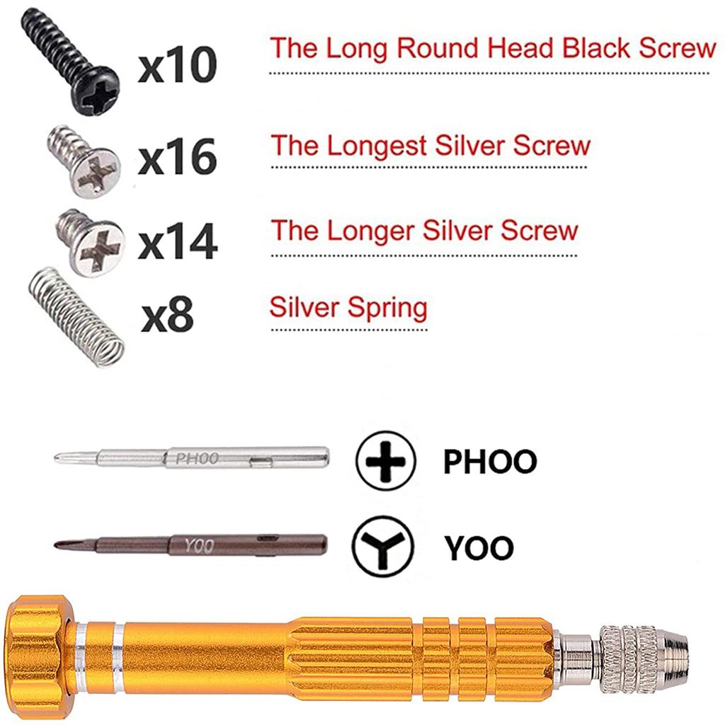 eXtremeRate Switch Handheld Controller Shell Case Key Compatible with Pattern Switch Housing with Full Set Buttons Compatible with Organic EL