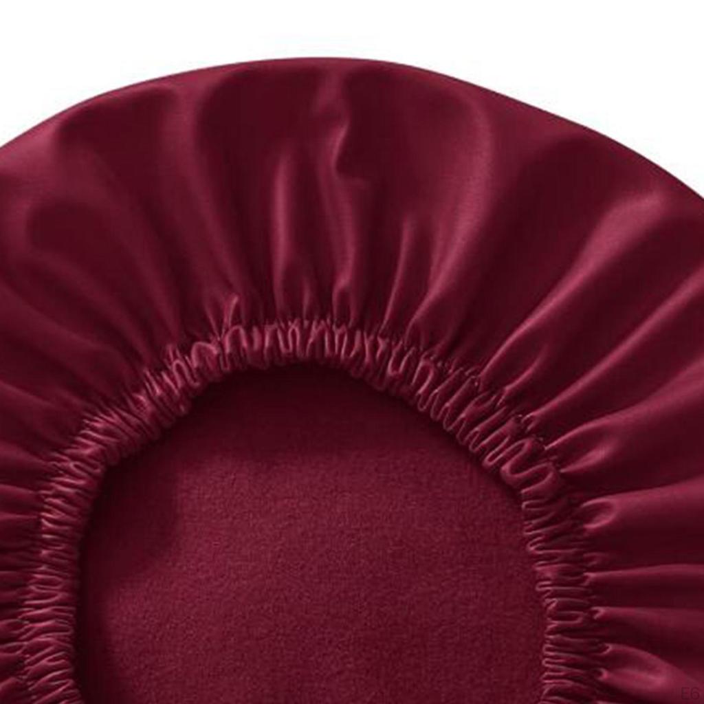 Чехол для барного стула, круглый чехол для сиденья, водонепроницаемый чехол из искусственной кожи, стул