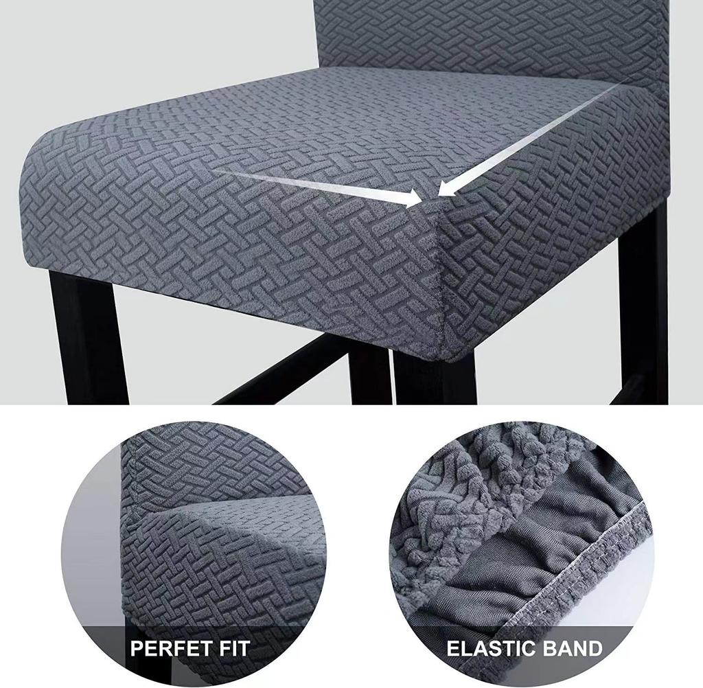 Эластичный чехол для стула с эластичной спинкой El Chair Cover Бытовой защитный от пыли Эластичный регулируемый Стулья Для дома Гостиной Столовой