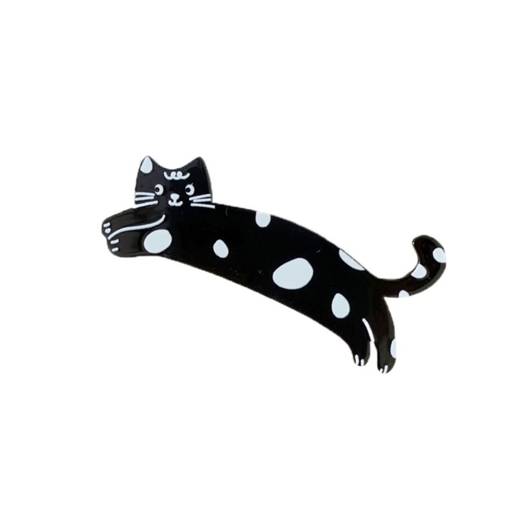 Cartoon Acetic Acid Hair Clip Colorful Cat Duckbill Clip Sweet Cat Hair Clip  Girls