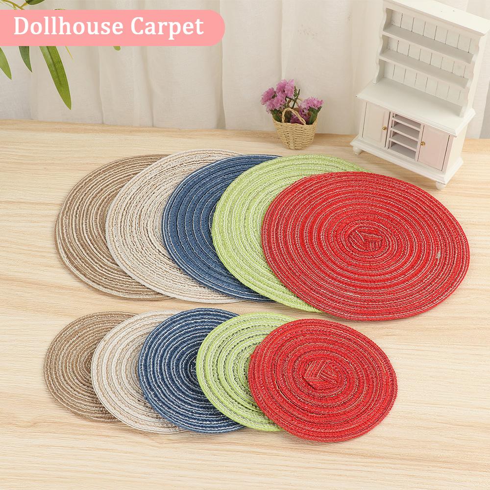 Комплект аксессуаров для украшения своими руками, тканые вручную миниатюрные турецкие ковры 1:12-масштабный ковер для кукольного домика
