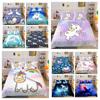 2023 Новый стиль, комплект пододеяльников с наволочкой, комплект постельного белья с принтом единорога, размер King Queen, домашний текстиль, комплект покрывал Luxuny
