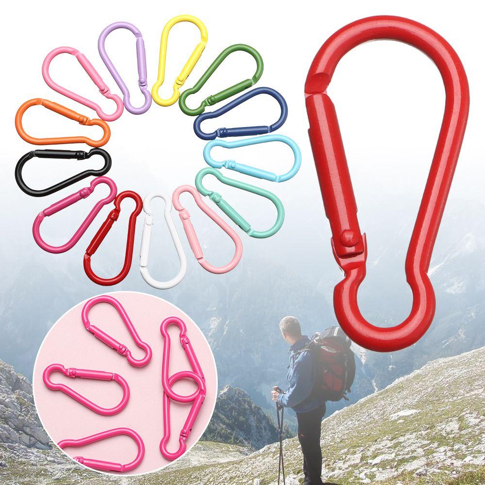 Высококачественное защитное снаряжение из сплава, карабин, пряжка, брелок, кнопка для скалолазания, походный крюк