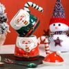 New Creative Cartoon Santa Claus Cup Ceramic Cup Christmas Holiday Gift Hand-painted Water Cup Souvenir Mug Cute Coffee Office