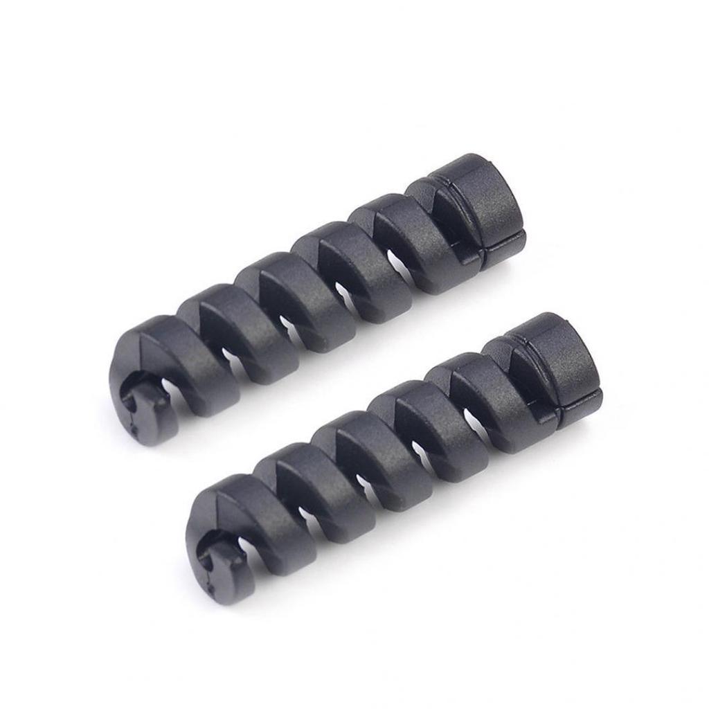 4 шт. спиральный USB-кабель для зарядки данных, защитный чехол для наушников, защитный чехол, набор чехлов